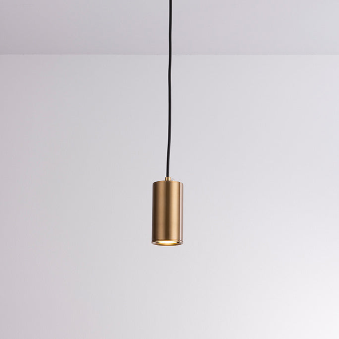 Lampada a sospensione mini in ferro con colonna minimalista moderna a 1 luce per soggiorno
