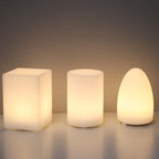 Lampada da tavolo decorativa a luce notturna con telecomando in geometria creativa PE