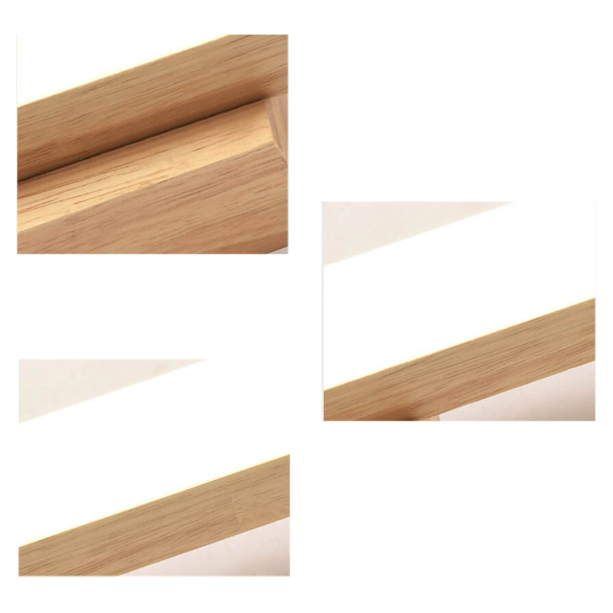 Lampada da parete LED a striscia lunga in legno minimalista nordico