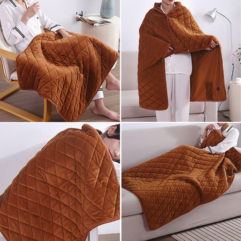 Coperta Elettrica USB – Morbida e Portatile Coperta Riscaldata con Riscaldamento Rapido