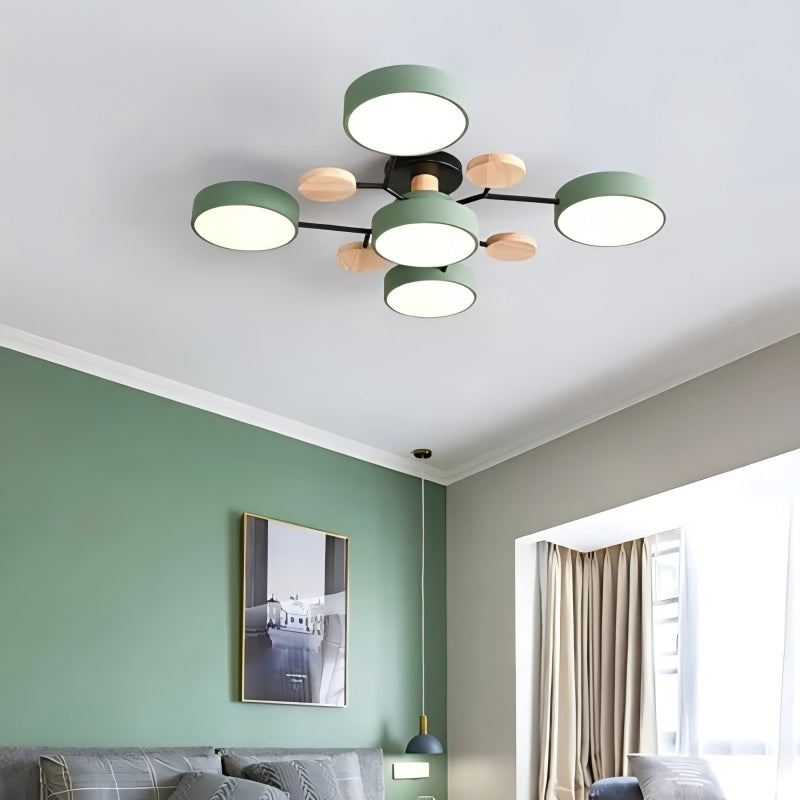 Lampada da soffitto LED circolare in acrilico