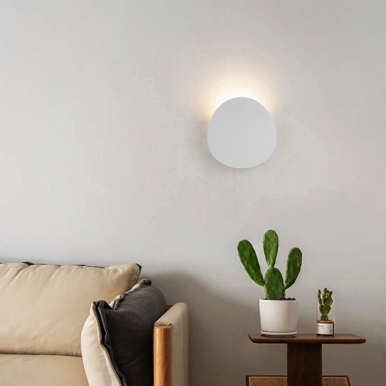 Lampada da Parete Minimalista Rotonda a LED da 1 Luce per Interni ed Esterni