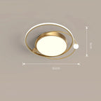 Lampada da soffitto rotonda in acrilico elegante