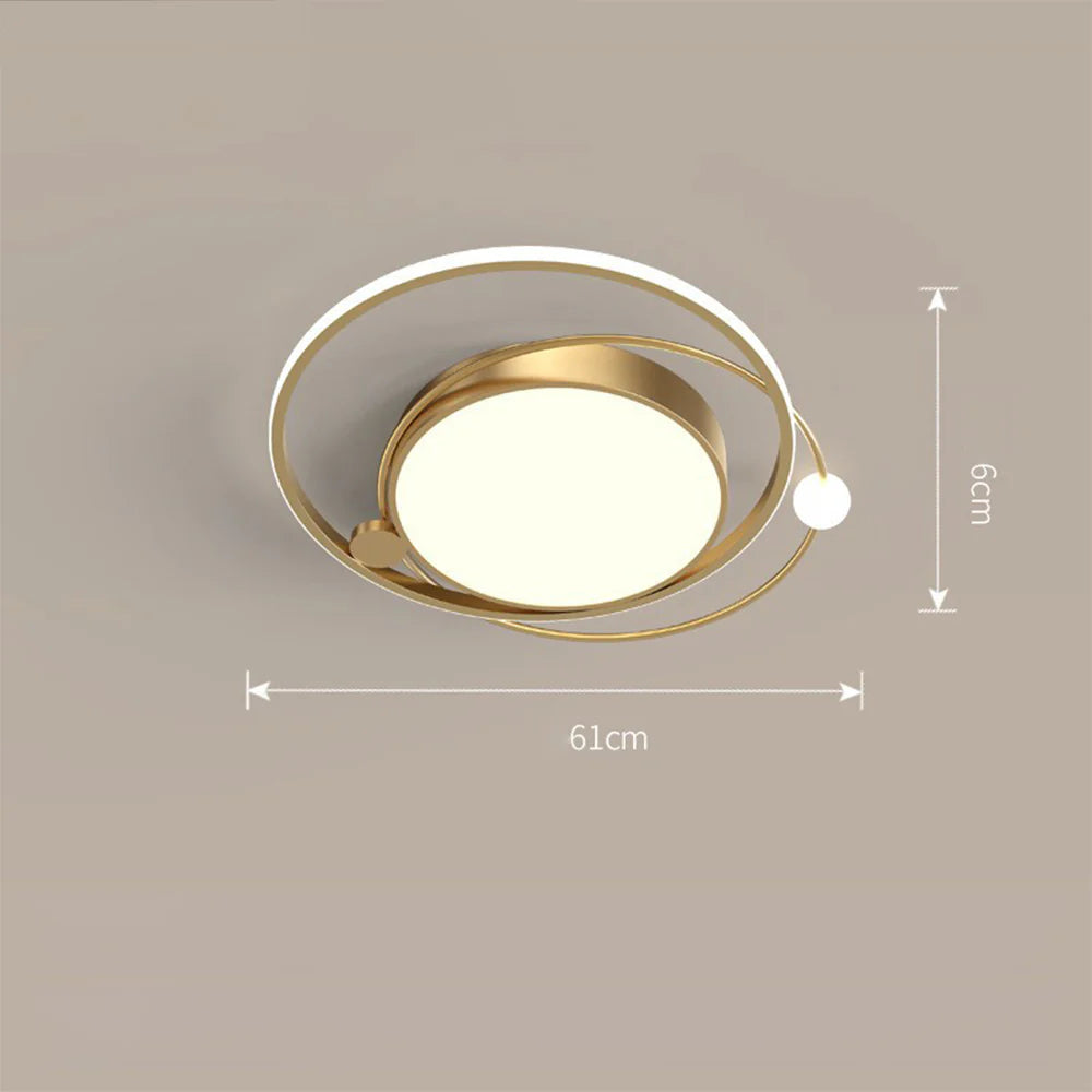 Lampada da soffitto rotonda in acrilico elegante
