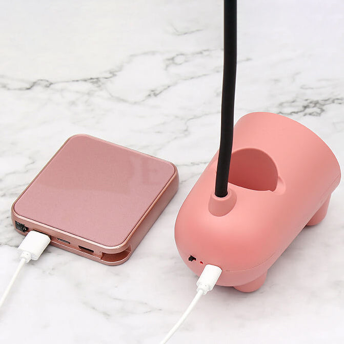 Lampada da Scrivania LED Touch USB a Forma di Coniglio Creativo