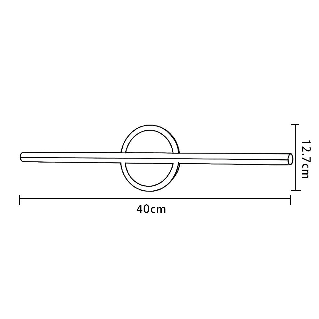 Moderna Lampada da Parete LED Rotonda/Quadrata