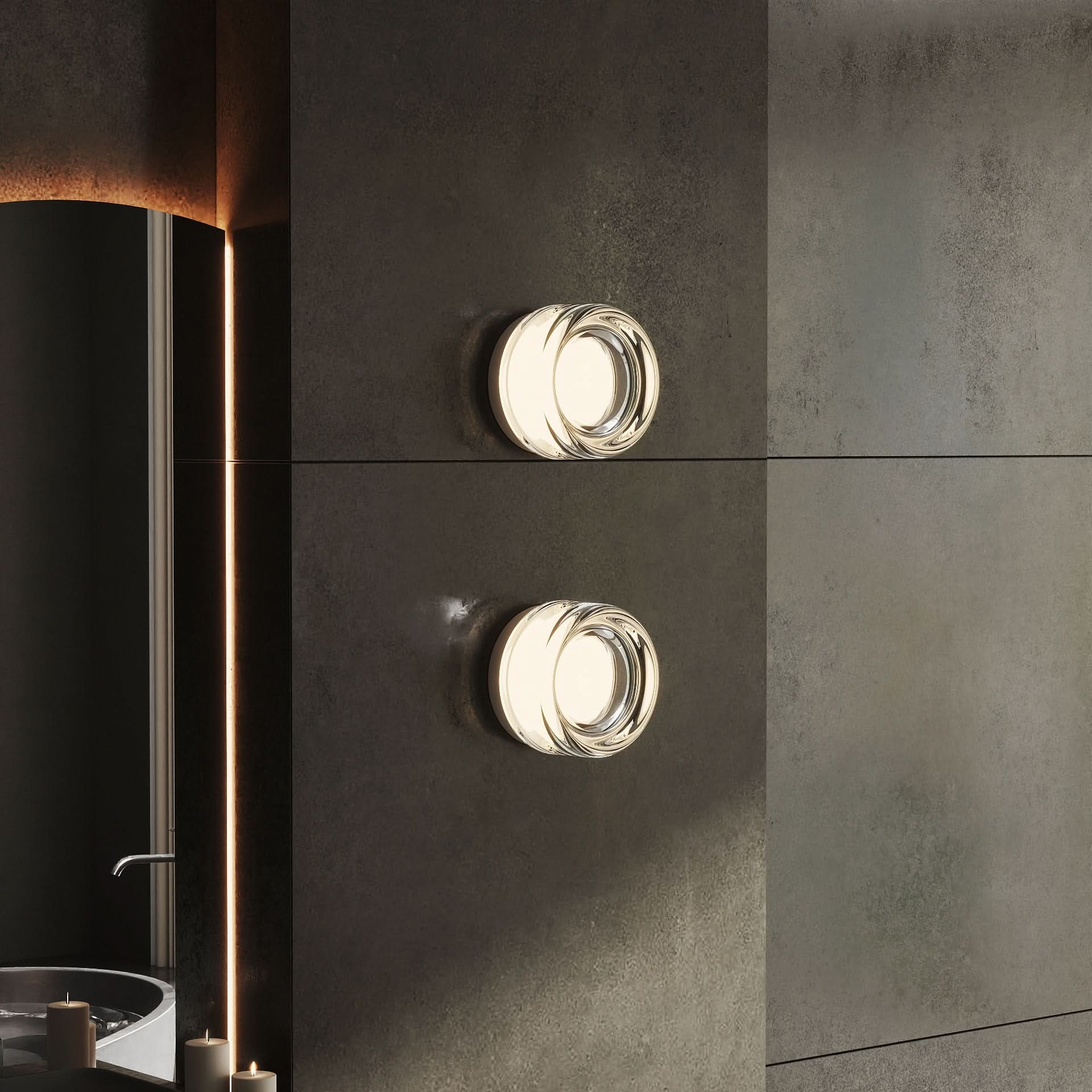 Glarefusion Dimple Wall Light