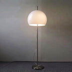 Lampada da Terra in Vetro a 2 Luci Stile Contemporaneo Retro Fungo per Soggiorno