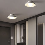 Moderna luce semi-incassata in ferro e vetro Wabi-sabi nordico a 1 luce per soggiorno