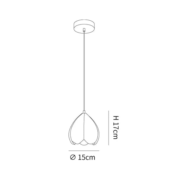 Lampada a sospensione in resina Trendy Bud