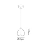 Lampada a sospensione in resina Trendy Bud