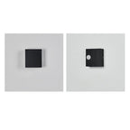 Applique a parete moderna semplice quadrata con sensore di corpo LED