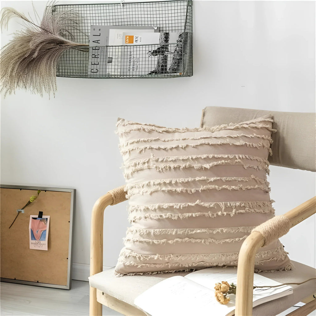 Copriletto Boho con Frange