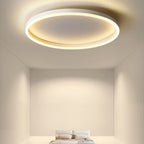 Lampada da soffitto a LED circolare minimalista nordica in ferro e acrilico