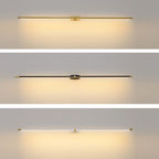 Ivox Lampada da Parete Lineare Minimalista Oro&Nero