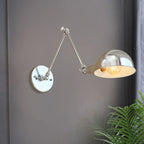 Epoch Minimalista LED Applique Metallo Regolabile Argento