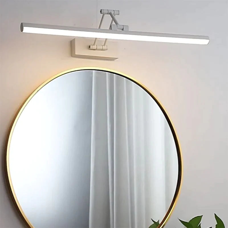 Specchio Moderno Volo Specchio Frontale Lampada da Parete LED in Metallo