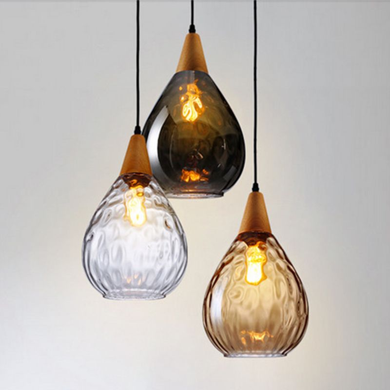Lampada a Sospensione a Forma di Lacrima