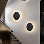 Lampada da Parete Rotonda Minimalista Arisha, Metallo, da Comodino/Soggiorno
