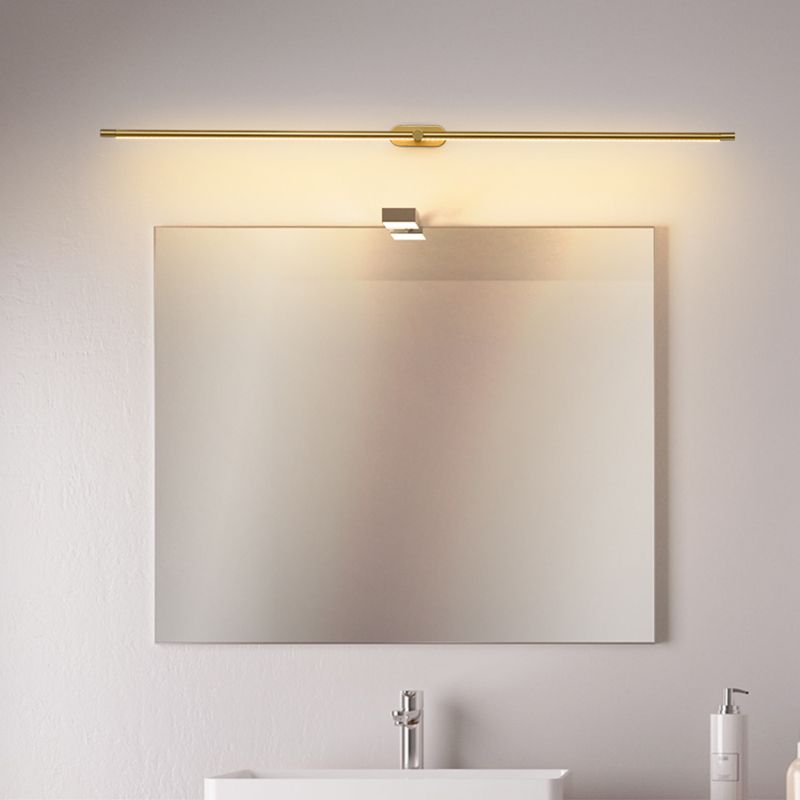 Ivox Lampada da Parete Lineare Minimalista Oro&Nero