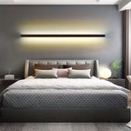 Lampada da Parete Lineare Minimalista Gravo in Metallo, Oro/Nero/Bianco