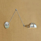 Epoch Minimalista LED Applique Metallo Regolabile Argento