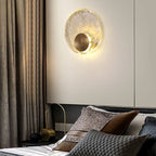 Kristy Design LED Bellissimo Applique Arte Deco Globo Cristale Metallo Camera da Letto Oro