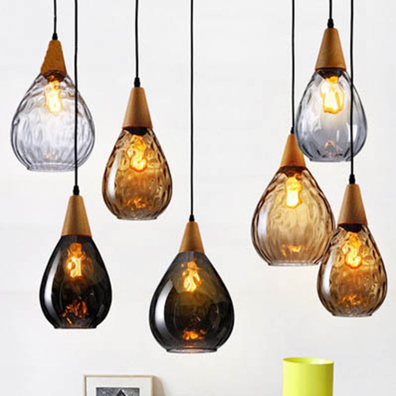 Lampada a Sospensione a Forma di Lacrima
