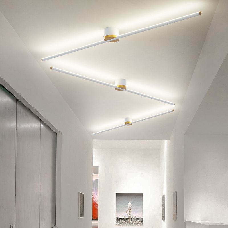 Lampada da soffitto LED lineare minimalista