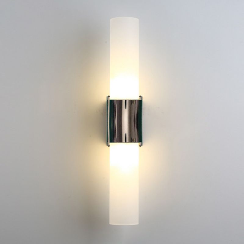 Lampada da parete moderna in metallo e vetro a doppia testa Arisha, Nero/Oro
