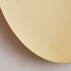 Lampada da Parete Rotonda Minimalista Arisha, Metallo, da Comodino/Soggiorno