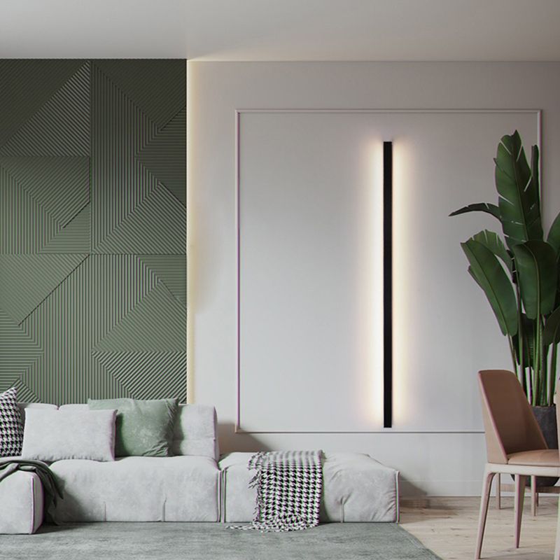 Lampada da Parete Lineare Minimalista Gravo in Metallo, Oro/Nero/Bianco