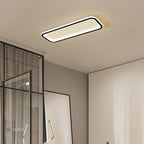 Arisha Minimalista Rettangolare Metallo/Silicone Plafoniere Soggiorno