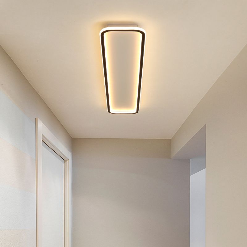 Arisha Minimalista Rettangolare Metallo/Silicone Plafoniere Soggiorno