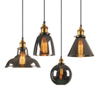 UrbanVibe Light - Lampada a sospensione in vetro vintage americano