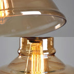 UrbanVibe Light - Lampada a sospensione in vetro vintage americano