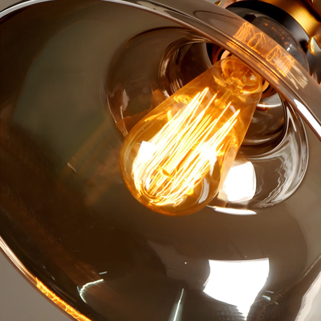 UrbanVibe Light - Lampada a sospensione in vetro vintage americano