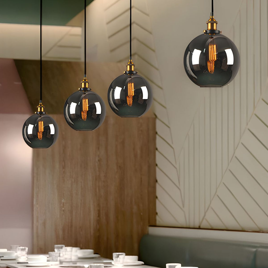 UrbanVibe Light - Lampada a sospensione in vetro vintage americano