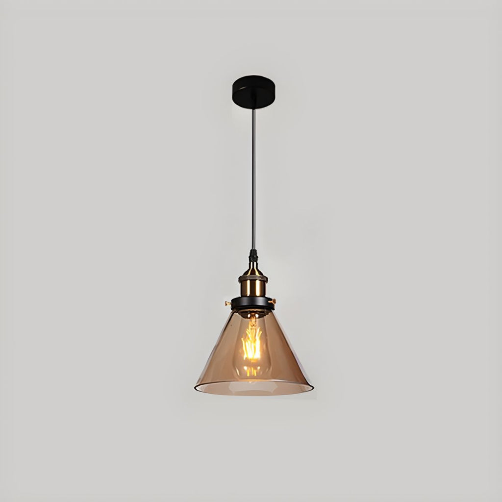 UrbanVibe Light - Lampada a sospensione in vetro vintage americano