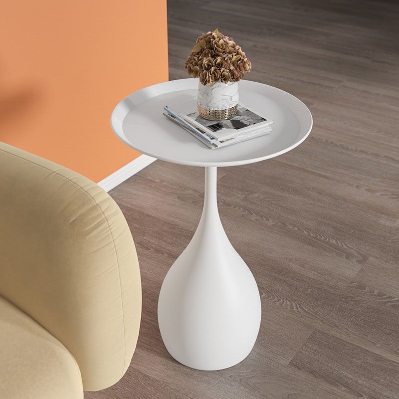 Tavolo Metallico Rotondo con Base Tavolo da Fumare in Stile Medievale Moderno
