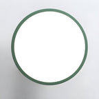 Glarefusion Rotondo Semi Flush Lampada da Soffitto in Legno