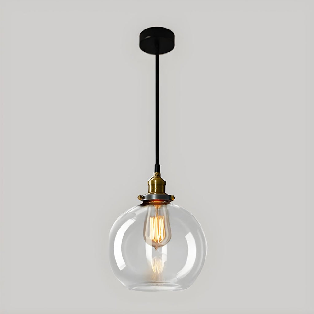 UrbanVibe Light - Lampada a sospensione in vetro vintage americano