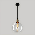 UrbanVibe Light - Lampada a sospensione in vetro vintage americano