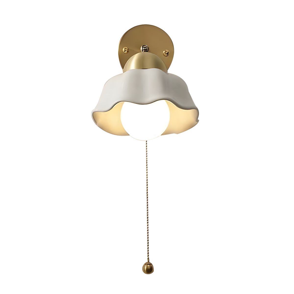 Lampada da Parete Semplice in Ceramica Medievale