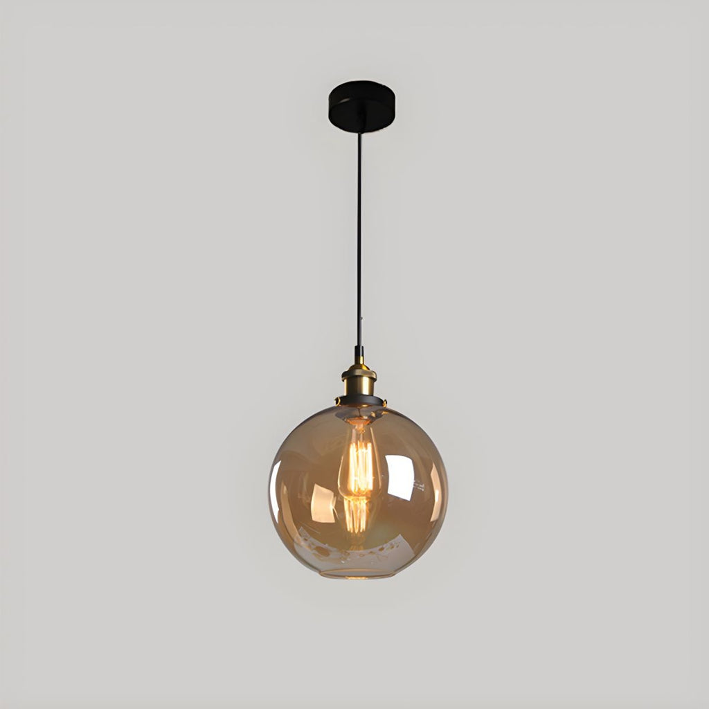 UrbanVibe Light - Lampada a sospensione in vetro vintage americano