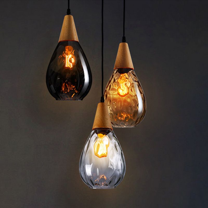 AuraDrop - Lampada a Sospensione LED Ispirata al Vintage con Design Elegante