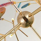 Lampada a Sospensione in Agata con Ramo Elegante Nordic