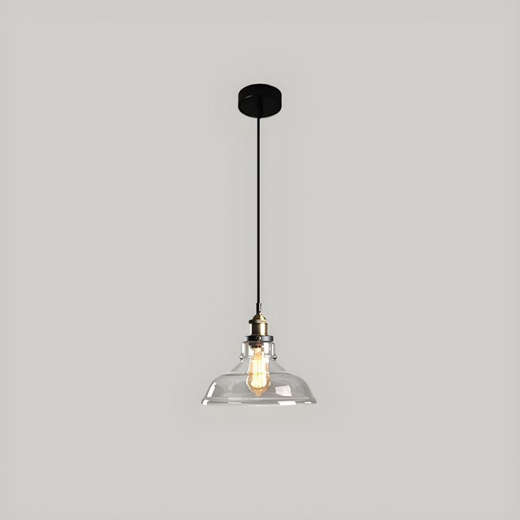 UrbanVibe Light - Lampada a sospensione in vetro vintage americano