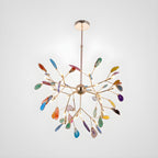 Lampada a Sospensione in Agata con Ramo Elegante Nordic
