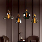 UrbanVibe Light - Lampada a sospensione in vetro vintage americano